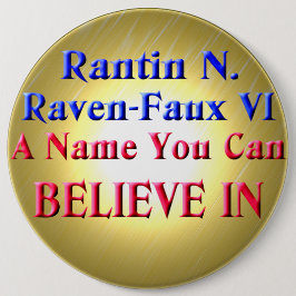 GELOOF! RONDE BUTTON 6,0 CM