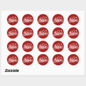 Geloof ronde sticker (Vel)