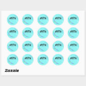 Geloof Ronde Sticker (Vel)