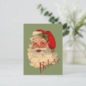 Geloof Santa Feestdagenkaart (Staand voorkant)