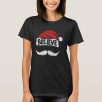 Geloof Santa Hat Snor Grappige Kerstkleding