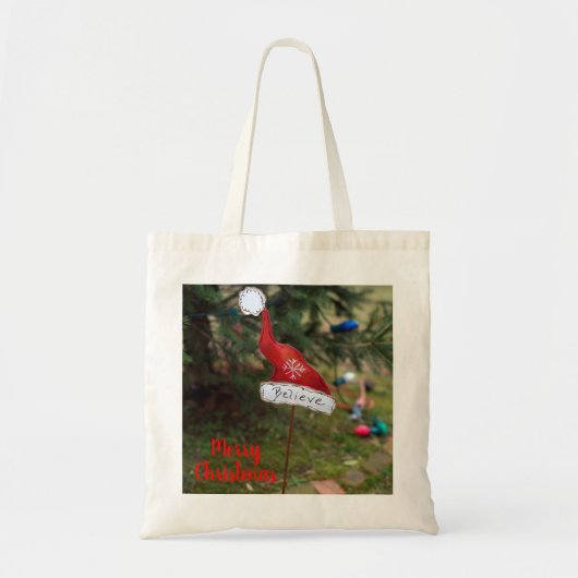 Geloof Santa's Pet Canvas tas (Voorkant)