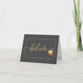 Geloof script met Jingle Bell Kaart (Voorkant)
