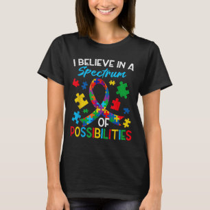 Geloof spectrum mogelijkheden autisme bewustzijn t-shirt