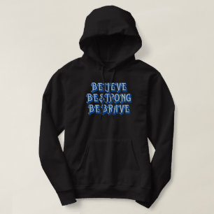 GELOOF, STERK, BRAVE motivatie Hoodie