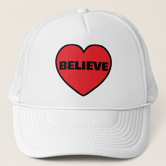 Geloof Sweatshirt Trucker Pet (Voorkant)