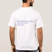geloof t-shirt (Achterkant)