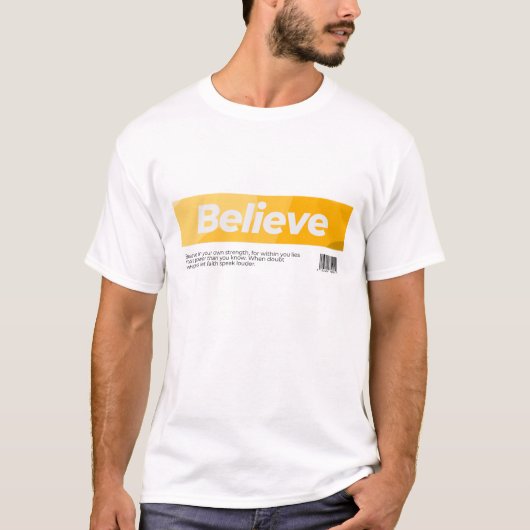 Geloof T-shirt (Voorkant)