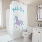 Geloof Unicorn Fantasy Douchegordijn (In situ)
