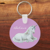 Geloof Unicorn Sleutelhanger (Voorkant)