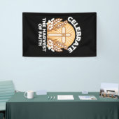 Geloof vieren met oogsten – Inspirerend kunst Spandoek (Beurs)