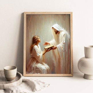 Geloof vinden, Christelijke kunst, Jezus Christus  Poster