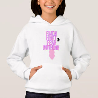 Geloof vreest eerst niets | Christelijke hoodie
