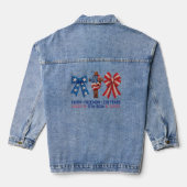 Geloof, Vrijheid & 250 Jaar Denim Jacket (Achterkant)