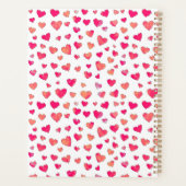 Geloof Waterverf Typografie Hearts Planner (Achterkant)