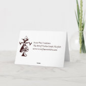 Geloof Wenskaart Feestdagen Kaart (Achterkant)