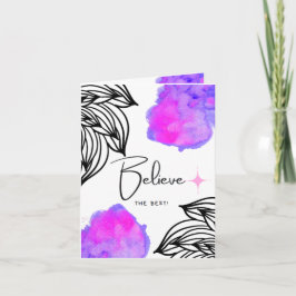 Geloof Wenskaart, klein, 4 x 5,6 inch gevouwen Kaart