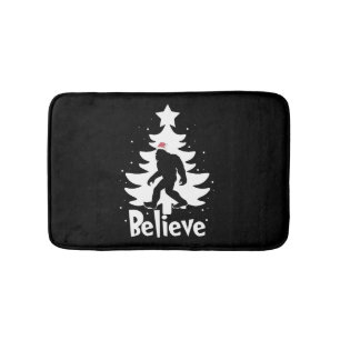 Geloof Yeti Bigfoot Sasquatch Kerstkerstkerstkerst Badmat