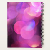 "Geloof" Zwart script, Paarse Sparkles Journal Planner (Achterkant)