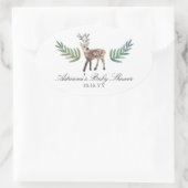 Geloofd Dearly Ovale Sticker (Tas)