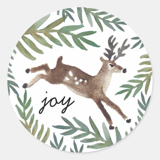 Geloofd Dearly Ronde Sticker (Voorkant)