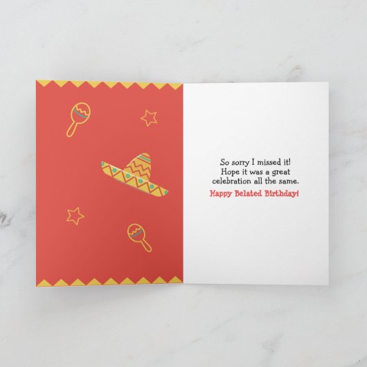 Geloofde verjaardag, grappig, het is NACHO Birthda Kaart (Binnen)