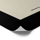 GELOOFEN TOT LEVEN-vierkant met zwarte grens Poster (Hoek)