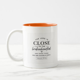 Geloofgeïnspireerde keramische beker tweekleurige koffiemok
