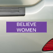 GELOOFLIJK VROUWEN-bumpersticker Bumpersticker (Op auto)