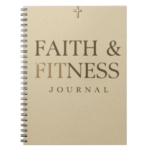 Geloofs- en fitnessjournaal – Christelijk training Notitieboek