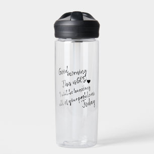 Geloofsgebaseerd geschenk Christelijke aanmoedigin Waterfles