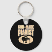 Geloofsgebaseerde anistische christelijke muziek i sleutelhanger (Voorkant)