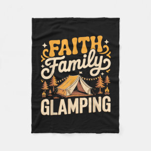 Geloofsgezin glamping luxe kamperen glamper fleece deken