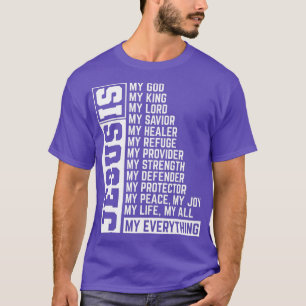 Geloofskruis Christelijke Godsdienst Jezus Heer Gi T-shirt