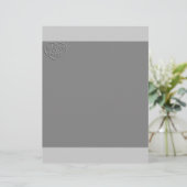 gelooft alles wat Custom Embossed Letterhead (Staand voorkant)