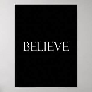 Gelooft citaten Inspirerend Faith Quote Poster