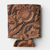 Gelooid leder blikjeskoeler (Achterkant)