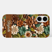 Gelooid leder Case-Mate iPhone case (Achterkant (horizontaal))