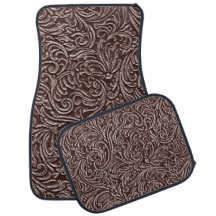 Gelooid leder Donker bruin chocolade Robuuste blik