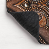 Gelooid leder muismat (Hoek)