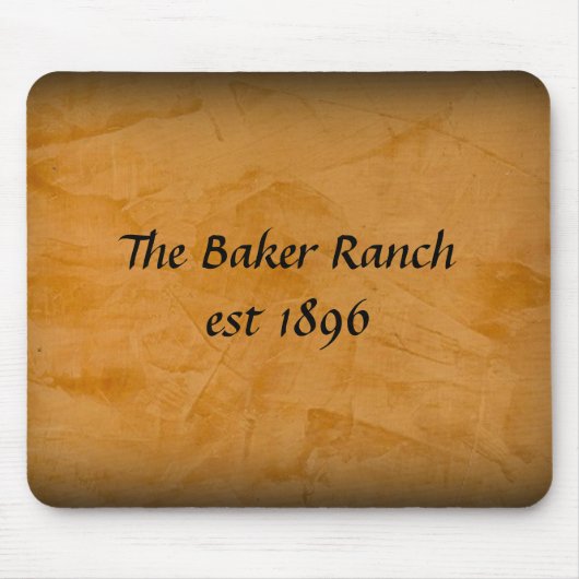 Gelooid leder muismat (Voorkant)