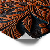 Gelooid leder poster (Hoek)