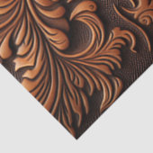 Gelooid leder tissuepapier (Detail)