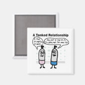 Gelookt Relatie Magnet Magneet (Voorkant / Achterkant)