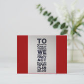 geloven briefkaart (Staand voorkant)