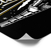 Geloven trein Kerstmis Noordpool Express F Poster (Hoek)