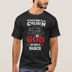 gelovige kinderen van God Jesus Religieuze March B T-shirt