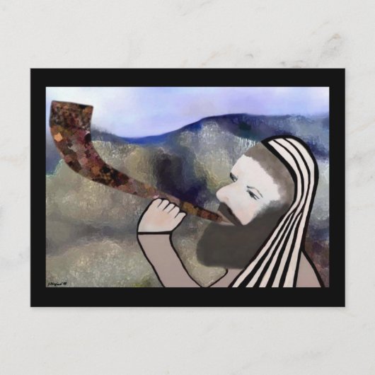 Geluid de Briefkaarten van Shofar (Voorkant)