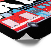 Geluid de wekker Ik ben 3 Funny 3rd Birthday Kinde Poster (Hoek)