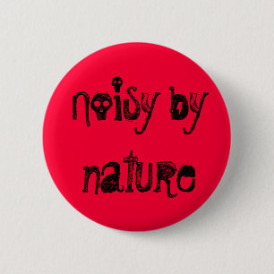 Geluid door natuur ronde button 5,7 cm